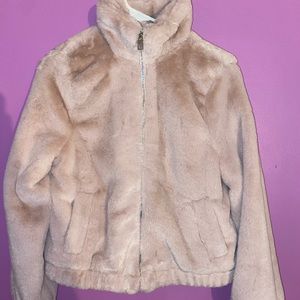 haute monde soft pick zip up jacket. new with tags, never worn